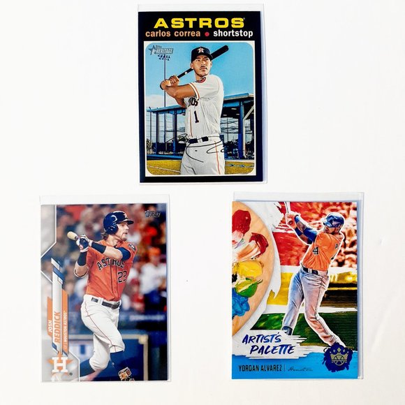 Houston Astros 9 Card Lot - BSBL [11_1] - Picture 3 of 8